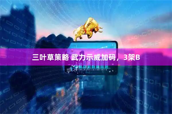 三叶草策略 武力示威加码,3架B